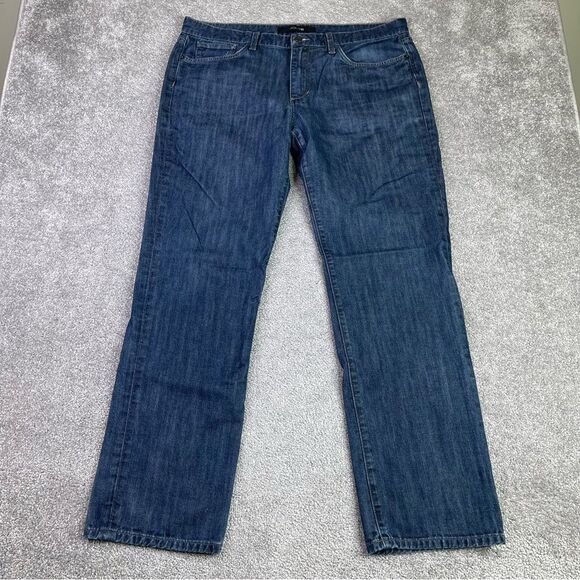Joe's Gus Jeans Men's 38X31 Blue Classic Fit Straight Mid-Rise Dark Denim - Picture 1 of 13